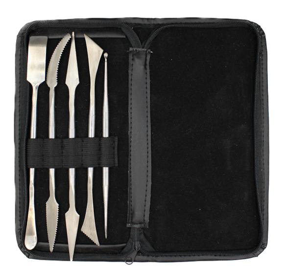 Set of 5 Steel Spatula 1206